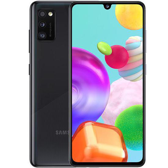 Samsung Galaxy A41 - A415F, 4/64GB, Dual SIM | Black új termék, bontatlan csomagolás