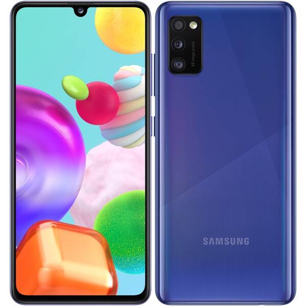 Samsung Galaxy A41 - A415F, 4/64GB, Dual SIM | Blue - új termék, bontatlan csomagolás