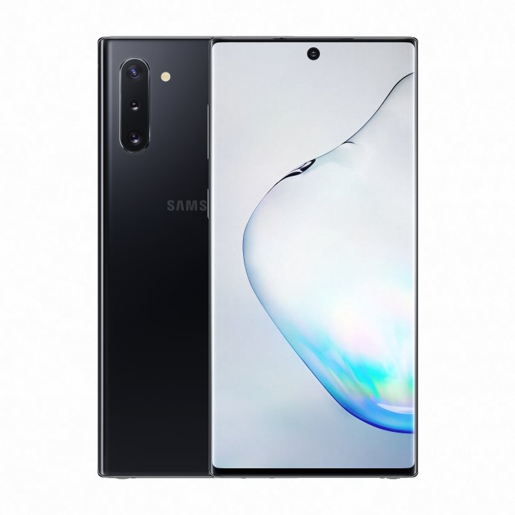 Samsung Galaxy Note 10 - N970F, Dual SIM, 8/256GB, Aura Black, C osztály - használt, 12 hónap garancia