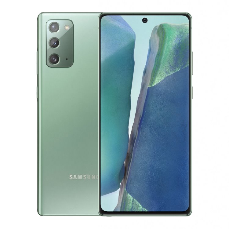 Samsung Galaxy Note 20 - N980F, Dual SIM, 8/256GB | Mystic Green - új termék, bontatlan csomagolás