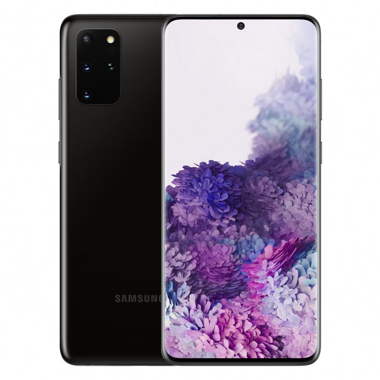 Samsung Galaxy S20 Plus 5G - G986B, Dual SIM, 12/128GB | Cosmic fekete, A osztály - használt, 12 hónap garancia
