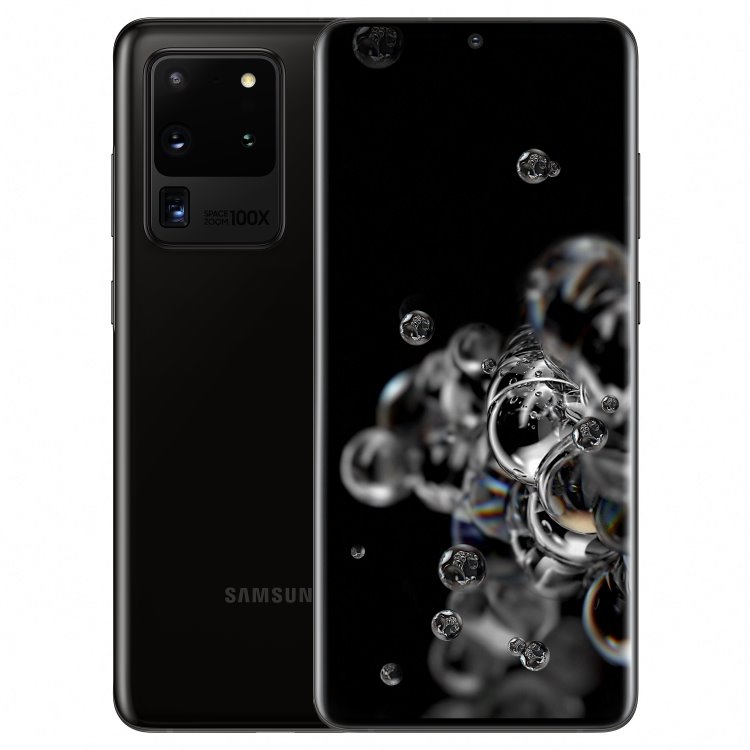 Samsung Galaxy S20 Ultra 5G - G988B, Dual SIM, 12/128GB | Cosmic Black - új, bontatlan csomagolás