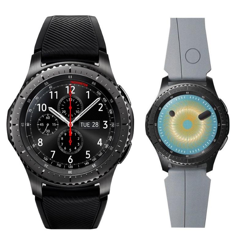 Samsung Gear S3 Frontier, multifunkciós karóra | Space Gray, B kategória - használt, 12 hónap garancia