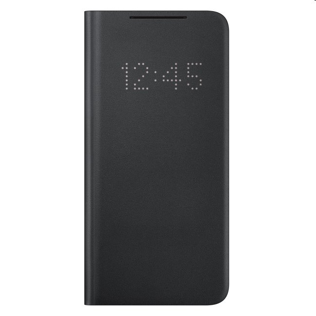 LED View Cover tok Samsung Galaxy S21 Plus számára - G996B, Fekete (EF-NG996P)