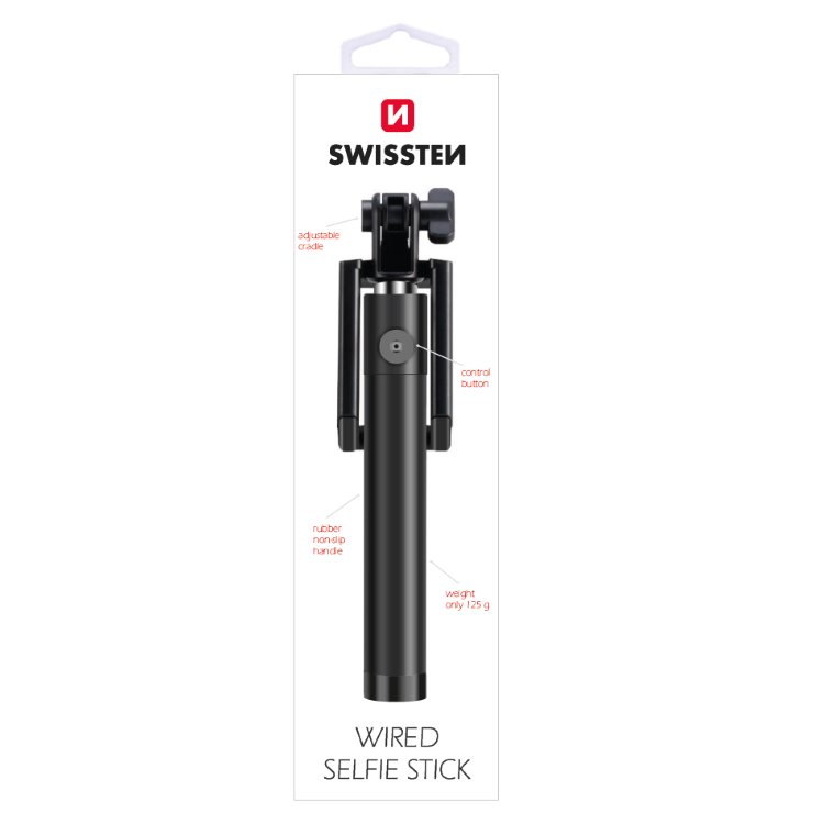 Swissten szelfibot 3,5 mm jack csatlakozóval