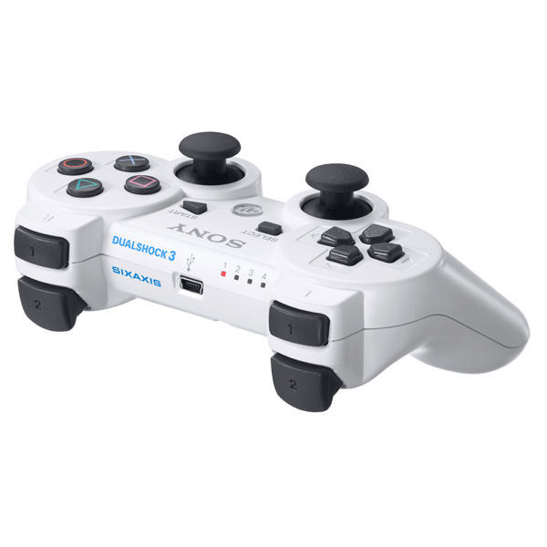 Sony DualShock 3 Vezeték nélküli Vezérlő, ceramic fehér-PS3 - Használt termék, 12 hónap garancia