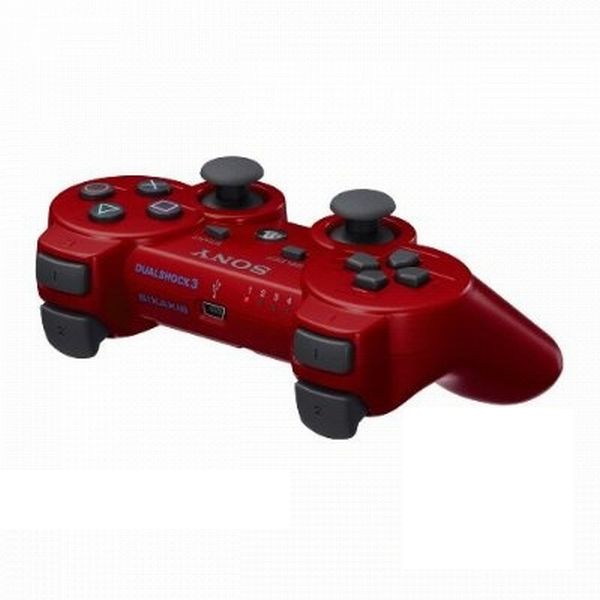 Sony DUALSHOCK 3 Wireless Controller, deep red