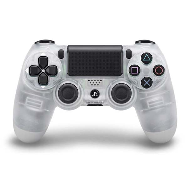 Sony DualShock 4 Vezeték nélküli Vezérlő, crystal - BAZÁR (használt termék , 12 hónap garancia)