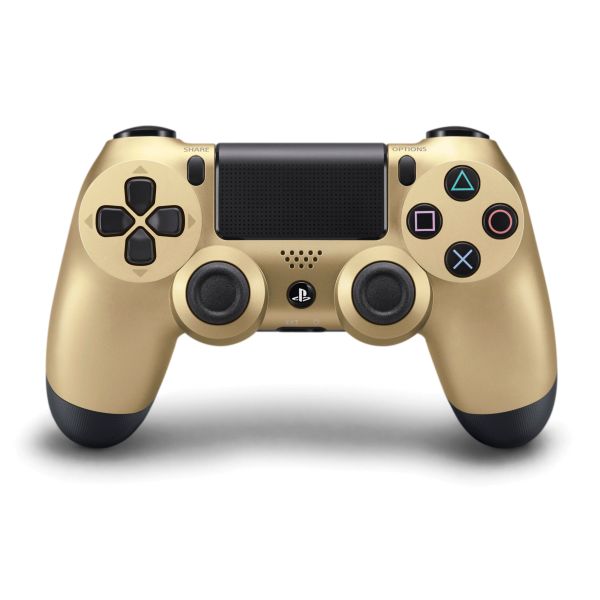 Sony DualShock 4 Wireless Controller, gold - BAZÁR (használt termék , 12 hónap garancia)