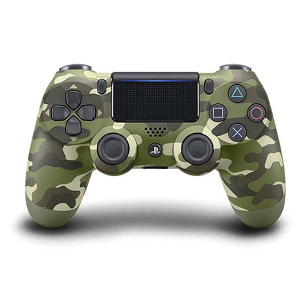 Sony DualShock 4 Wireless Controller v2, green camouflage - BAZÁR (použitý tovar , zmluvná záruka 12 mesiacov)