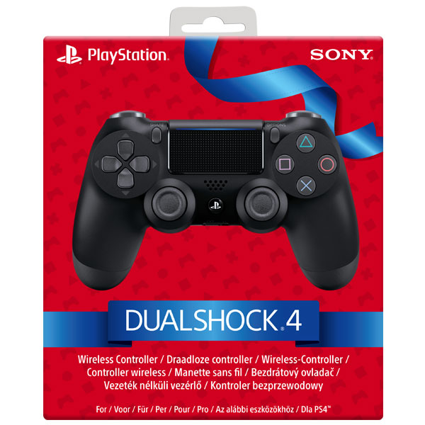 Sony DualShock 4 Wireless Controller v2, jet black (Christmas Edition) - OPENBOX (Bontott termék teljes garanciával)