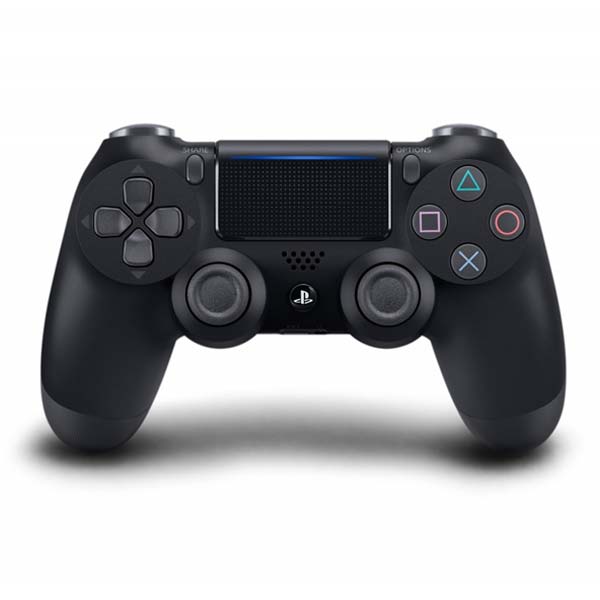 Sony DualShock 4 Wireless Controller v2, jet black - BAZÁR (használt termék , 12 hónap garancia)