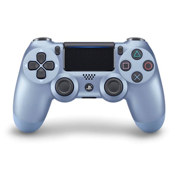 Sony DualShock 4 Wireless Controller v2, titanium blue - BAZÁR (használt termék)