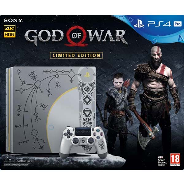 Sony PlayStation 4 Pro 1TB God of War (Limitált Kiadás) - BAZÁR (használt , 12 hónap garancia)