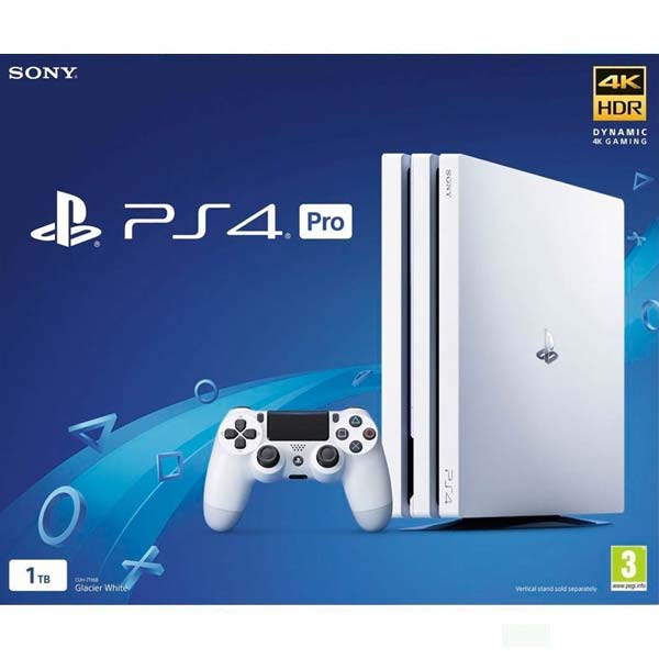 Sony PlayStation 4 Pro 1TB, white - BAZÁR (Használt termék , 12 hónap garancia)