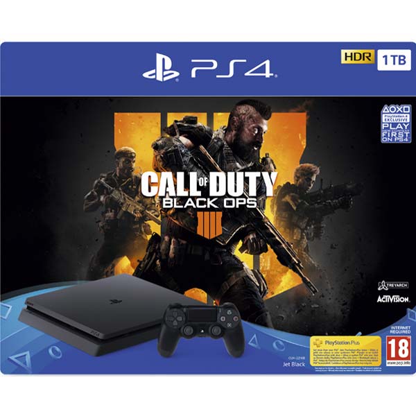 Sony PlayStation 4 Slim 1TB + Call of Duty: Black Ops 4 - OPENBOX (Bontott termék teljes garanciával)