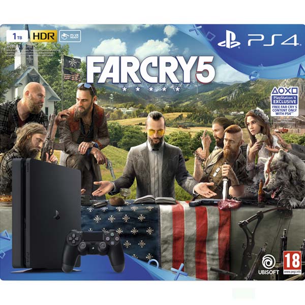 Sony PlayStation 4 Slim 1TB + Far Cry 5