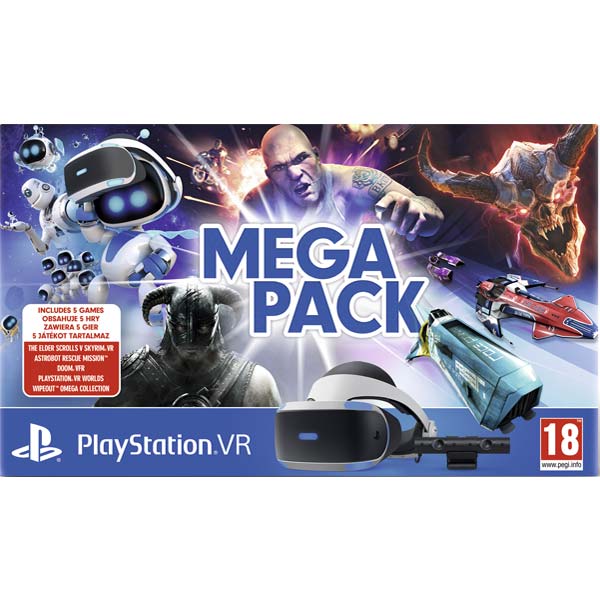 Sony PlayStation VR V2 (Mega Pack) + Sony PlayStation 4 Camera