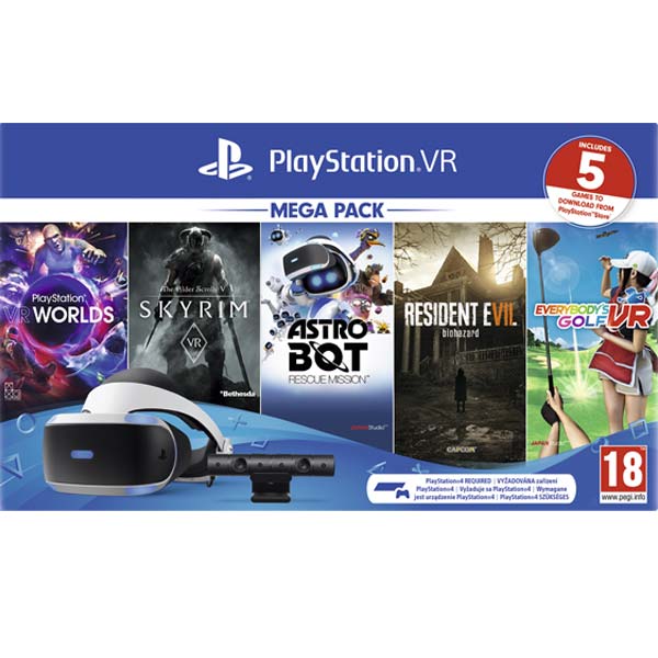 Sony PlayStation VR V2 (Mega Pack) + Sony PlayStation 4 Camera - OPENBOX (bontott csomagolás teljes garanciával)