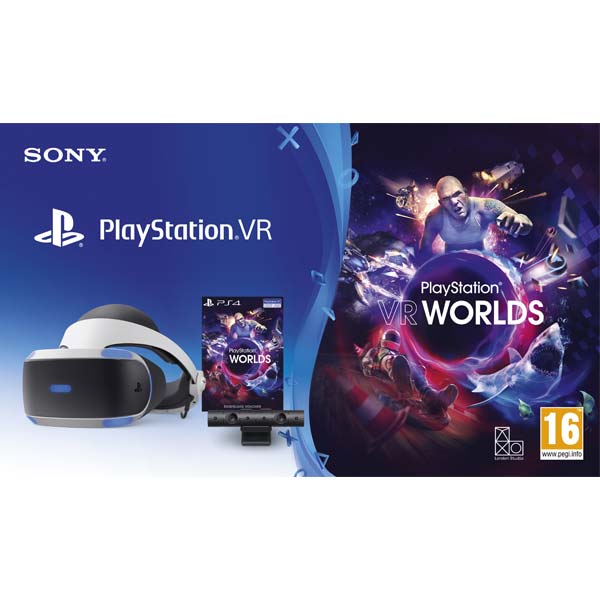 Sony PlayStation VR V2 + Sony PlayStation 4 Camera + VR Worlds Sony PlayStation VR V2 + Sony PlayStation 4 Camera + VR Worlds