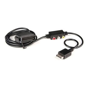 Speed-Link Tracs Scart Video & Audio Cable for PS3, black - OPENBOX (Bontott termék teljes garanciával)