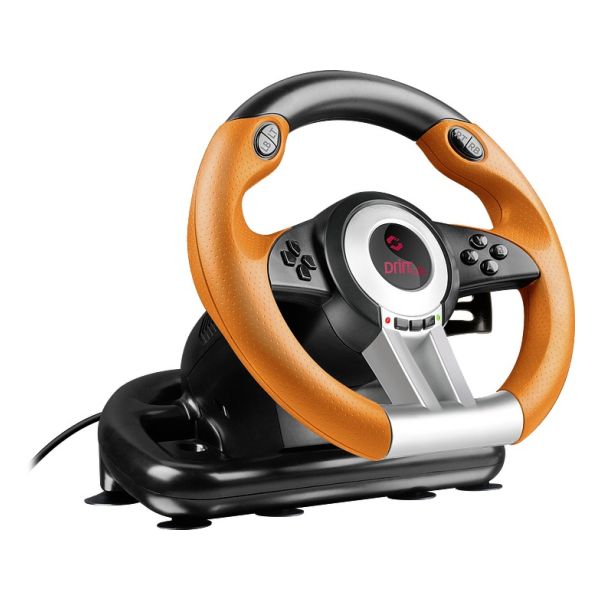 Speedlink Drift O.Z. Racing Wheel PC, black-orange - OPENBOX (Bontott csomagolás teljes garancia)