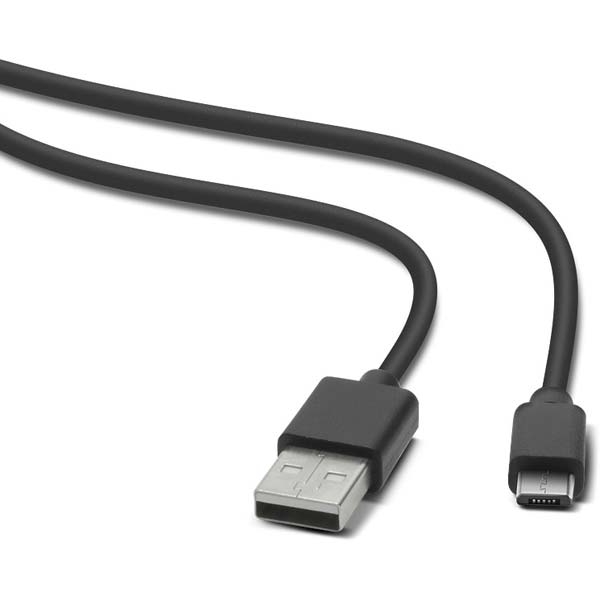 Speedlink Stream Play & Charge USB Cable for PS4, black - OPENBOX (bontott csomagolás teljes garanciával)