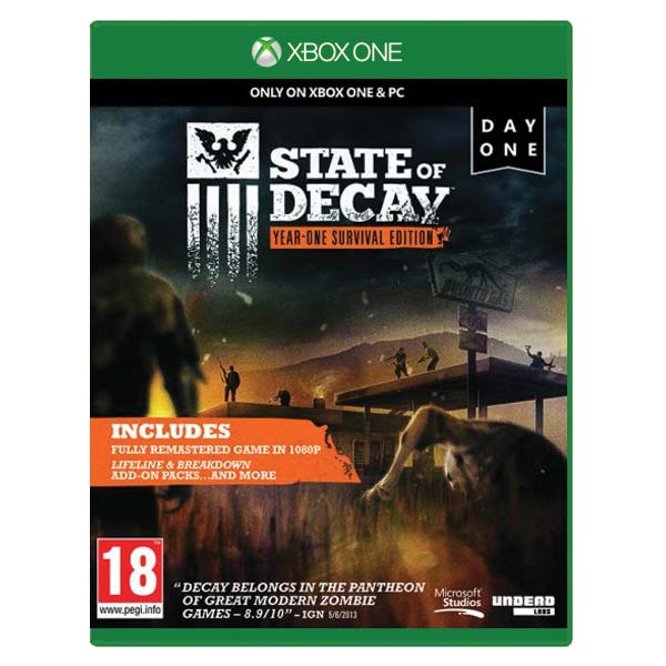 State of Decay (Year-One Survival Edition) [XBOX ONE] - BAZÁR (használt termék)