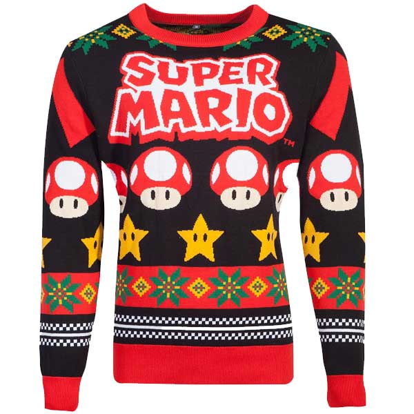 Pulóver Super Mario 3 (Nintendo) L Pulóver Super Mario 3 (Nintendo) L