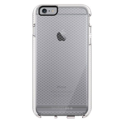 Tech21 Evo Check Case iPhone 6/6s Plus, clear/white