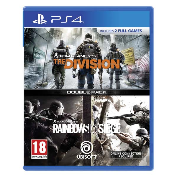 Tom Clancy’s Rainbow Six: Siege + Tom Clancy’s The Division CZ (Double Pack) [PS4] - BAZÁR (használt termék)