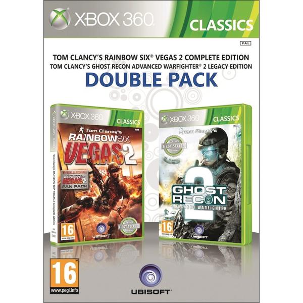 Tom Clancy’s Rainbow Six: Vegas 2 + Tom Clancy’s Ghost Recon: Advanced Warfighter 2 [XBOX 360] - BAZÁR (használt termék)