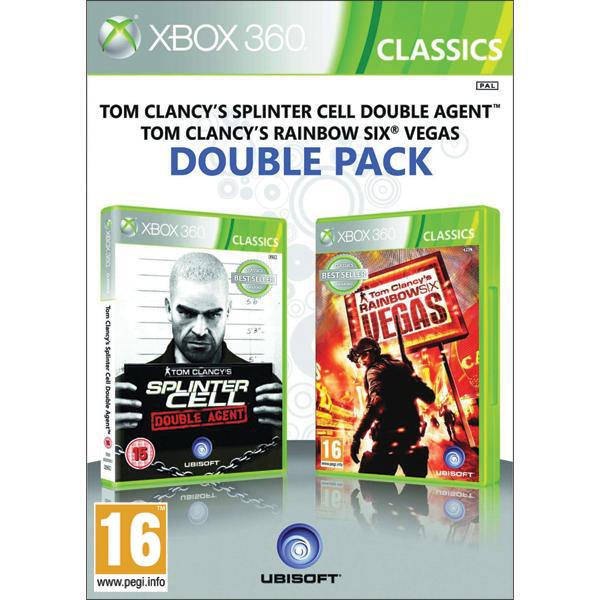 Tom Clancy’s Splinter Cell: Double Agent + Tom Clancy’s Rainbow Six: Vegas [XBOX 360] - BAZÁR (Használt termék)
