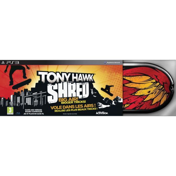 Tony Hawk: SHRED + skateboard [PS3] - BAZÁR (Használt áru)