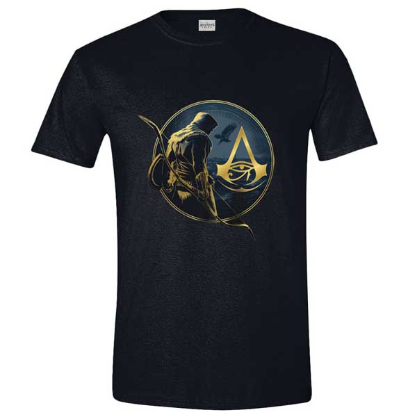 Póló Assassin's Creed Origins Bayek and Logo XXL