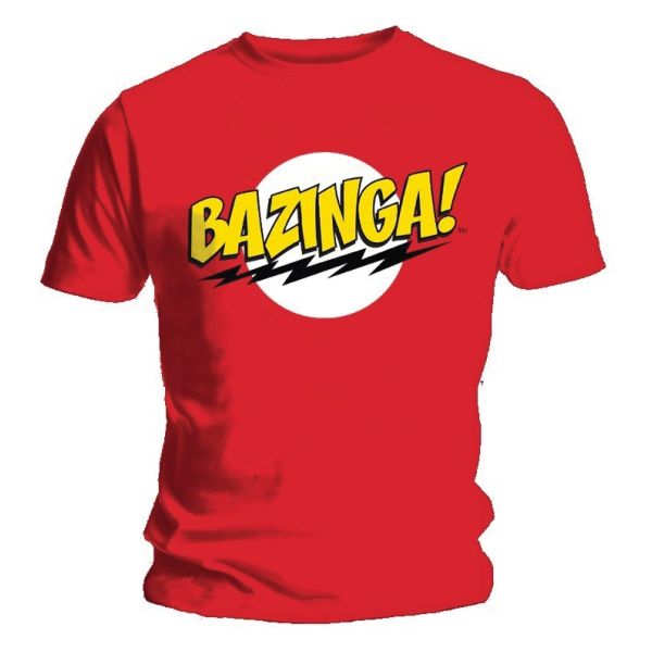 Póló Big Bang Theory: Bazinga!, red L