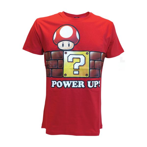 Póló - Nintendo Power Up red, xlarge Póló - Nintendo Power Up red, xlarge
