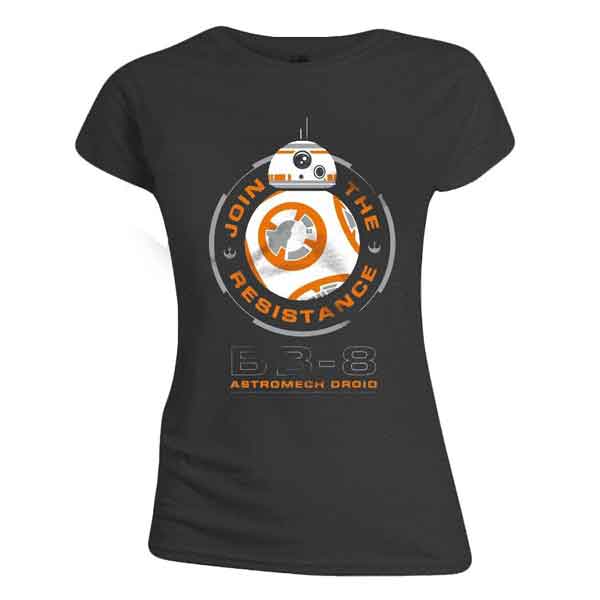 Póló Star Wars VII BB-8 Droid Women Anthracite M