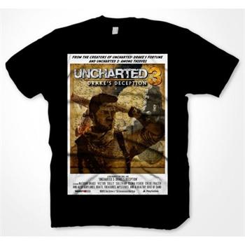 Póló Uncharted 3: Poster, Large