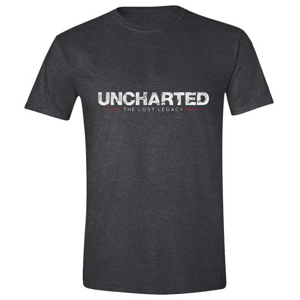 Póló Uncharted The Lost Legacy Logo Heather Anthracite L