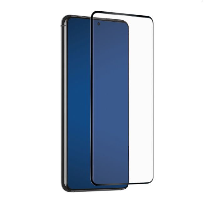 Edzett üveg SBS Full Cover for Samsung Galaxy S21 - G991B, fekete