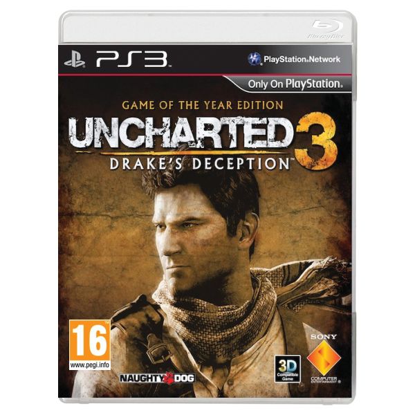 Uncharted 3: Drake’s Deception  (Game of the Year Kiadás)-PS3 - BAZÁR (használt)