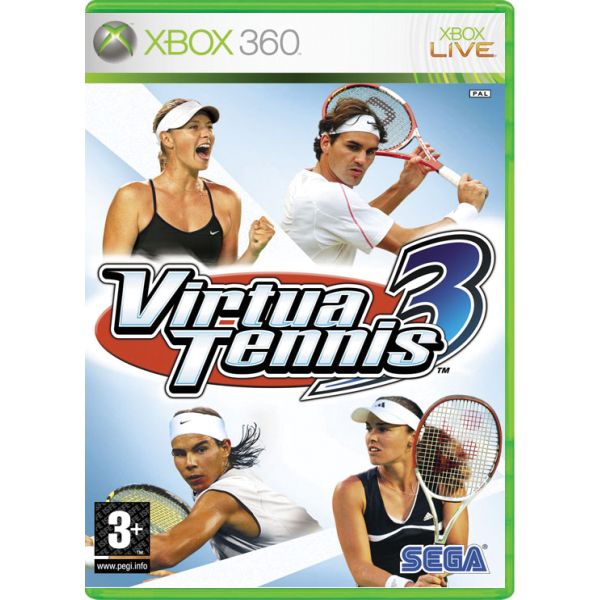 Virtua Tennis 3 [XBOX 360] - BAZÁR (használt termék)