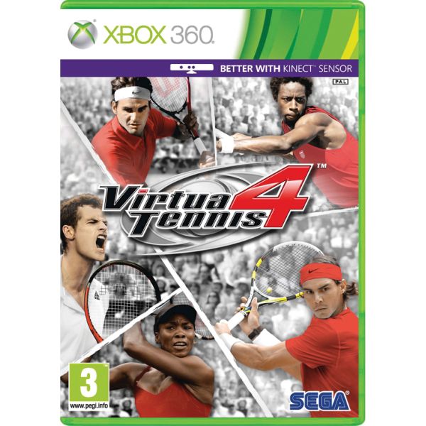 Virtua Tennis 4 [XBOX 360] - BAZÁR (Használt áru)