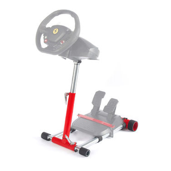 Wheel Stand Pro DELUXE V2, állvány Versenykormány és pedálok számára Thrustmaster SPIDER, T80/T100,T150,F458/F430, red