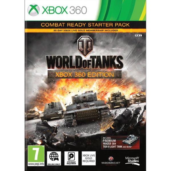 World of Tanks (Xbox 360 Edition Combat Ready Starter Pack) [XBOX 360] - BAZÁR (használt termék)