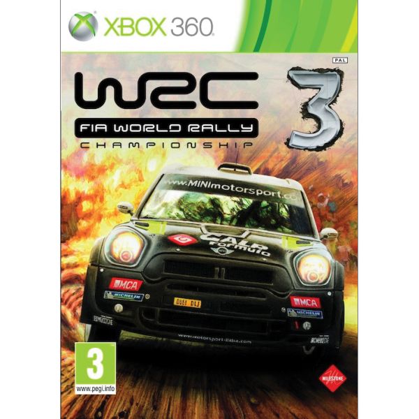 WRC: FIA World Rally Championship 3 - XBOX 360- BAZÁR (használt termék)