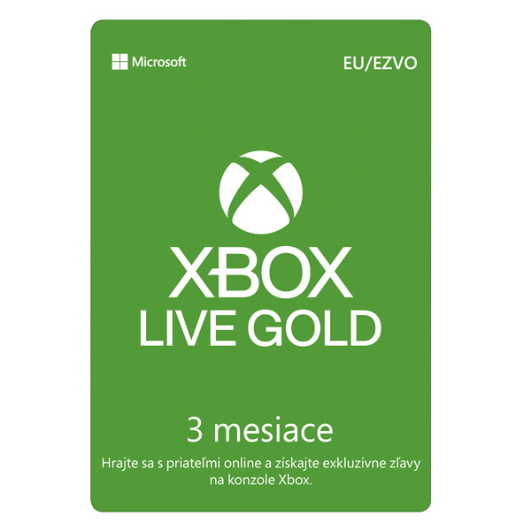 Xbox Live GOLD 3 havi előfizetés CD-Key Xbox Live GOLD 3 havi előfizetés CD-Key