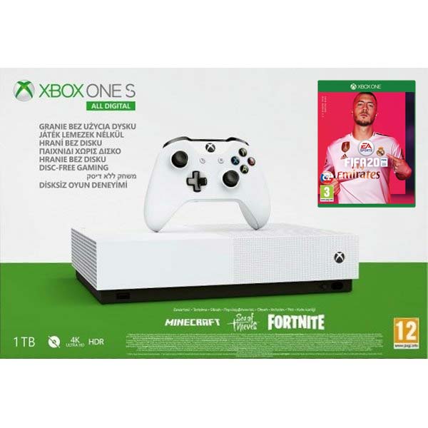 Xbox One S 1TB (All-Digital Edition + FIFA 20 CZ)