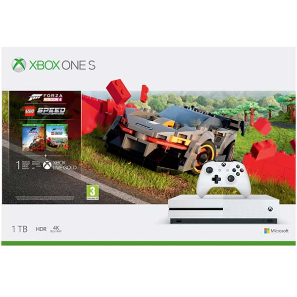 Xbox One S 1TB + Forza Horizon 4 CZ + Forza Horizon 4: LEGO Speed Champions